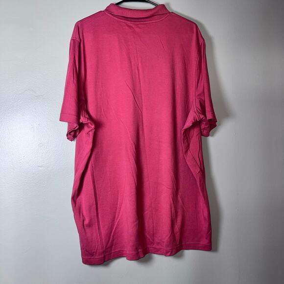 ✨Lot 2 Croft & Barrow Men Polo Shirts XXL Burgundy Green Short Sleeve Cotton - Picture 8 of 11